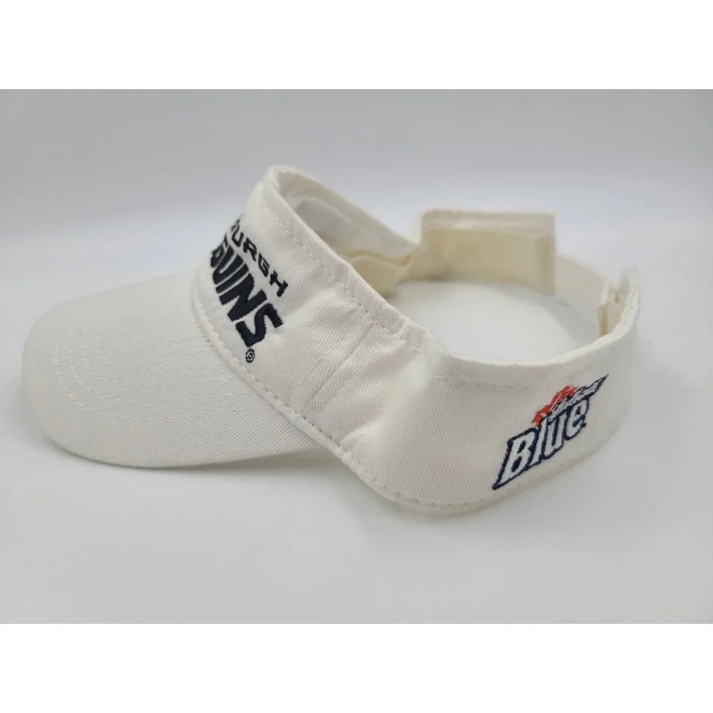 Pittsburgh Penguins Labatt‎ Blue Sun Golf Visor Adjustable Hat Cap Men Women NHL